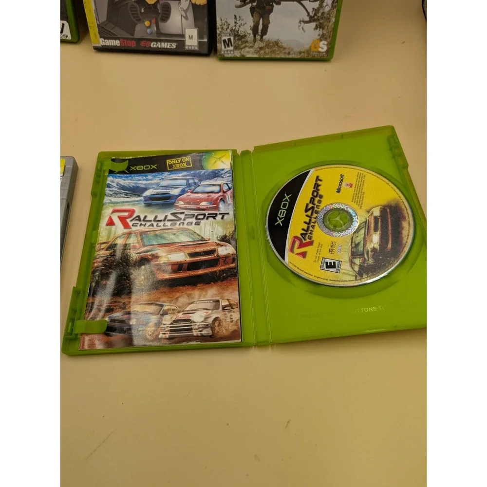 5 Xbox Games Lot Vietcong Swat Conflict Vietnam Hitman 2 Rallisport Challenge